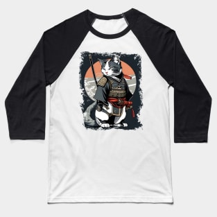 Japanese Cat Samurai Katana Catana - Cat lover Baseball T-Shirt